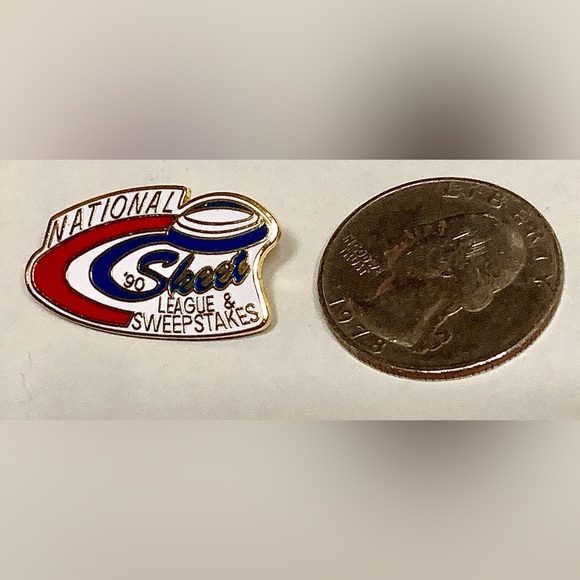 1990 Vintage NATIONAL SKEET LEAGUE & SWEEPSTAKES ‘90 Enameled Pin Brooch - Picture 9 of 13